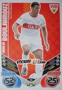Sticker Khalid Boulahrouz - German Football Bundesliga 2011-2012. Match Attax n. 293 - Topps