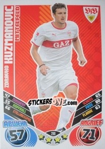 Sticker Zdravko Kuzmanovic - German Football Bundesliga 2011-2012. Match Attax n. 298 - Topps