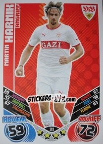Sticker Martin Harnik - German Football Bundesliga 2011-2012. Match Attax n. 303 - Topps