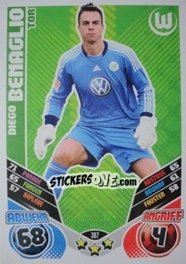 Cromo Diego Benaglio - German Football Bundesliga 2011-2012. Match Attax - Topps