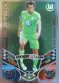 Sticker Hasan Salihamidzic - German Football Bundesliga 2011-2012. Match Attax - Topps