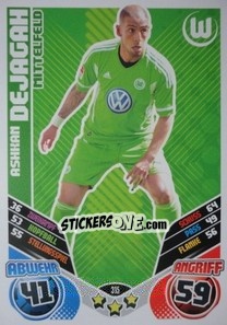Sticker Ashkan Dejagah - German Football Bundesliga 2011-2012. Match Attax n. 315 - Topps