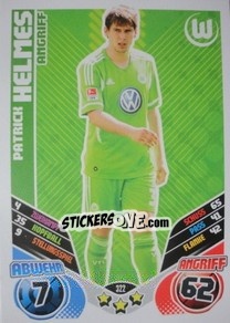 Sticker Patrick Helmes - German Football Bundesliga 2011-2012. Match Attax n. 322 - Topps