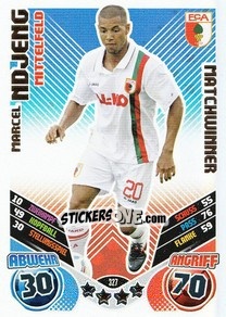 Cromo Marcel Ndjeng - German Football Bundesliga 2011-2012. Match Attax - Topps