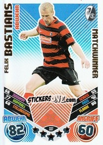 Sticker Felix Bastians - German Football Bundesliga 2011-2012. Match Attax - Topps