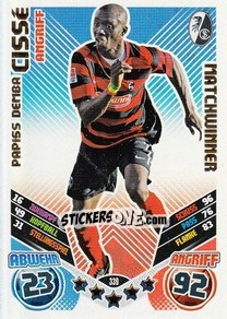 Cromo Papiss Demba Cisse - German Football Bundesliga 2011-2012. Match Attax - Topps