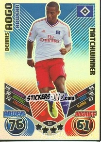 Figurina Dennis Aogo - German Football Bundesliga 2011-2012. Match Attax - Topps