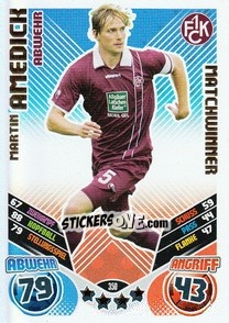 Sticker Martin Amedick - German Football Bundesliga 2011-2012. Match Attax - Topps