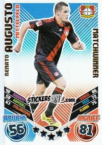 Cromo Renato Augusto - German Football Bundesliga 2011-2012. Match Attax - Topps