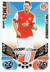 Cromo Adam Szalai - German Football Bundesliga 2011-2012. Match Attax - Topps