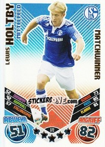 Figurina Lewis Holtby - German Football Bundesliga 2011-2012. Match Attax n. 372 - Topps