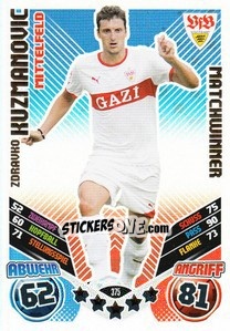 Cromo Zdravko Kuzmanovic - German Football Bundesliga 2011-2012. Match Attax - Topps