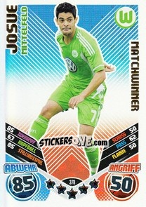 Cromo Josue - German Football Bundesliga 2011-2012. Match Attax - Topps