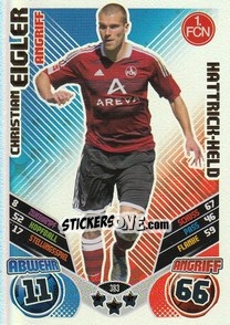 Cromo Christian Eigler - German Football Bundesliga 2011-2012. Match Attax - Topps