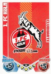 Sticker Emblem FC Koln - German Football Bundesliga 2011-2012. Match Attax - Topps