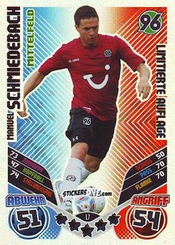 Figurina Manuel Schmiedebach - German Football Bundesliga 2011-2012. Match Attax n. L7 - Topps
