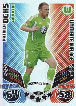 Cromo Patrick Ochs - German Football Bundesliga 2011-2012. Match Attax n. L18 - Topps