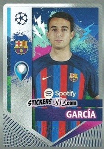 Sticker Eric García - UEFA Champions League 2022-2023
 n. 195 - Topps