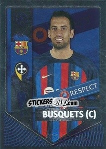 Sticker Sergio Busquets (Captain) - UEFA Champions League 2022-2023
 n. 197 - Topps