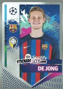 Sticker Frenkie de Jong - UEFA Champions League 2022-2023
 - Topps