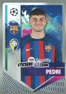 Sticker Pedri - UEFA Champions League 2022-2023
 n. 199 - Topps