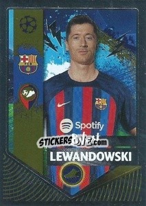 Sticker Robert Lewandowski (Golden Goalscorer) - UEFA Champions League 2022-2023
 n. 200 - Topps