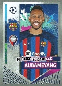 Sticker Pierre-Emerick Aubameyang - UEFA Champions League 2022-2023
 n. 204 - Topps