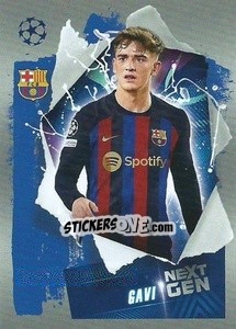 Figurina Gavi (Next Gen) - UEFA Champions League 2022-2023
 - Topps