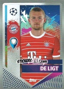 Sticker Matthijs de Ligt - UEFA Champions League 2022-2023
 n. 208 - Topps