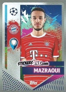 Sticker Noussair Mazraoui - UEFA Champions League 2022-2023
 n. 210 - Topps