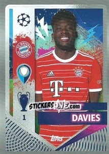 Sticker Alphonso Davies - UEFA Champions League 2022-2023
 - Topps
