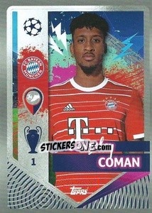 Sticker Kingsley Coman - UEFA Champions League 2022-2023
 n. 222 - Topps