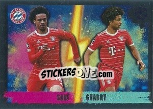 Cromo Leroy Sané / Serge Gnabry (Double Impact)