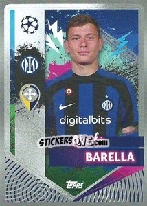 Sticker Nicolò Barella - UEFA Champions League 2022-2023
 n. 235 - Topps