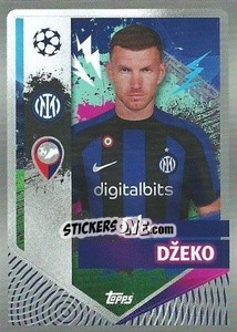 Sticker Edin Džeko - UEFA Champions League 2022-2023
 - Topps