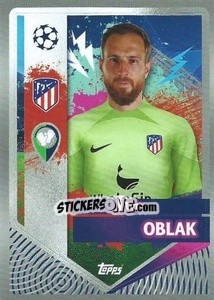 Sticker Jan Oblak - UEFA Champions League 2022-2023
 n. 63 - Topps