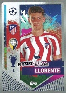 Sticker Marcos Llorente - UEFA Champions League 2022-2023
 n. 71 - Topps