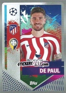 Sticker Rodrigo De Paul - UEFA Champions League 2022-2023
 - Topps