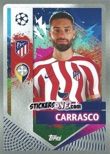 Sticker Yannick Carrasco - UEFA Champions League 2022-2023
 n. 74 - Topps