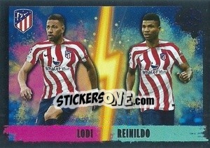 Sticker Renan Lodi / Reinildo (Double Impact) - UEFA Champions League 2022-2023
 n. 80 - Topps