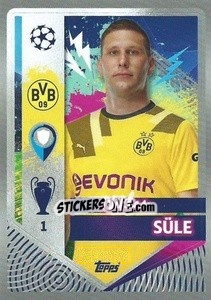 Sticker Niklas Süle - UEFA Champions League 2022-2023
 n. 102 - Topps