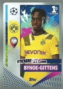 Sticker Jamie Bynoe-Gittens (1st Sticker) - UEFA Champions League 2022-2023
 - Topps