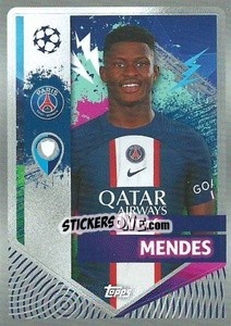 Sticker Nuno Mendes - UEFA Champions League 2022-2023
 n. 355 - Topps
