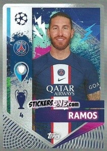 Sticker Sergio Ramos - UEFA Champions League 2022-2023
 n. 357 - Topps
