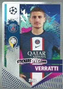 Sticker Marco Verratti - UEFA Champions League 2022-2023
 n. 360 - Topps