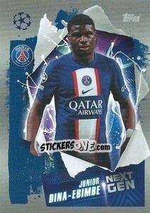 Sticker Junior Dina-Ebimbe (Next Gen) - UEFA Champions League 2022-2023
 n. 367 - Topps