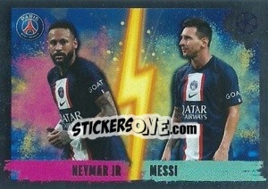 Figurina Neymar Jr / Lionel Messi (Double Impact) - UEFA Champions League 2022-2023
 - Topps