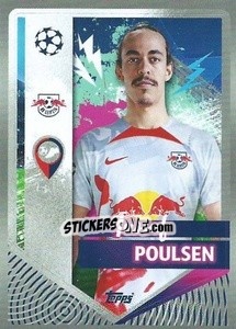 Sticker Yussuf Poulsen - UEFA Champions League 2022-2023
 n. 384 - Topps