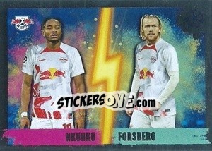 Sticker Christopher Nkunku / Emil Forsberg (Double Impact) - UEFA Champions League 2022-2023
 - Topps