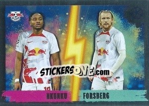 Sticker Christopher Nkunku / Emil Forsberg (Double Impact) - UEFA Champions League 2022-2023
 n. 386 - Topps